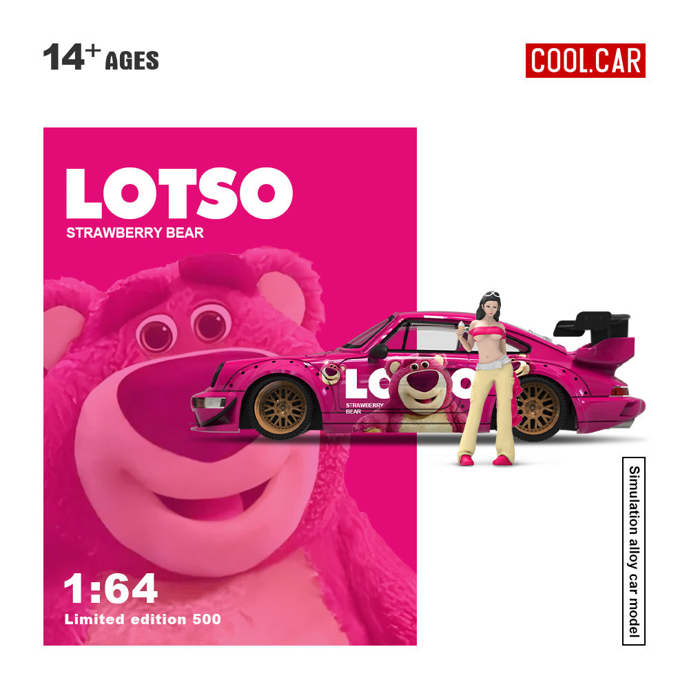 Star Race 1:64 Porsche 964 Versión Lotso - Incluye Figura