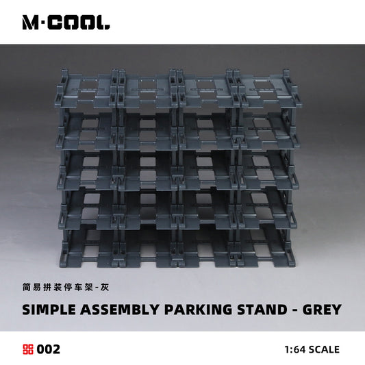 M. Cool 1:64 Simple Assembly Parking Stand- Grey