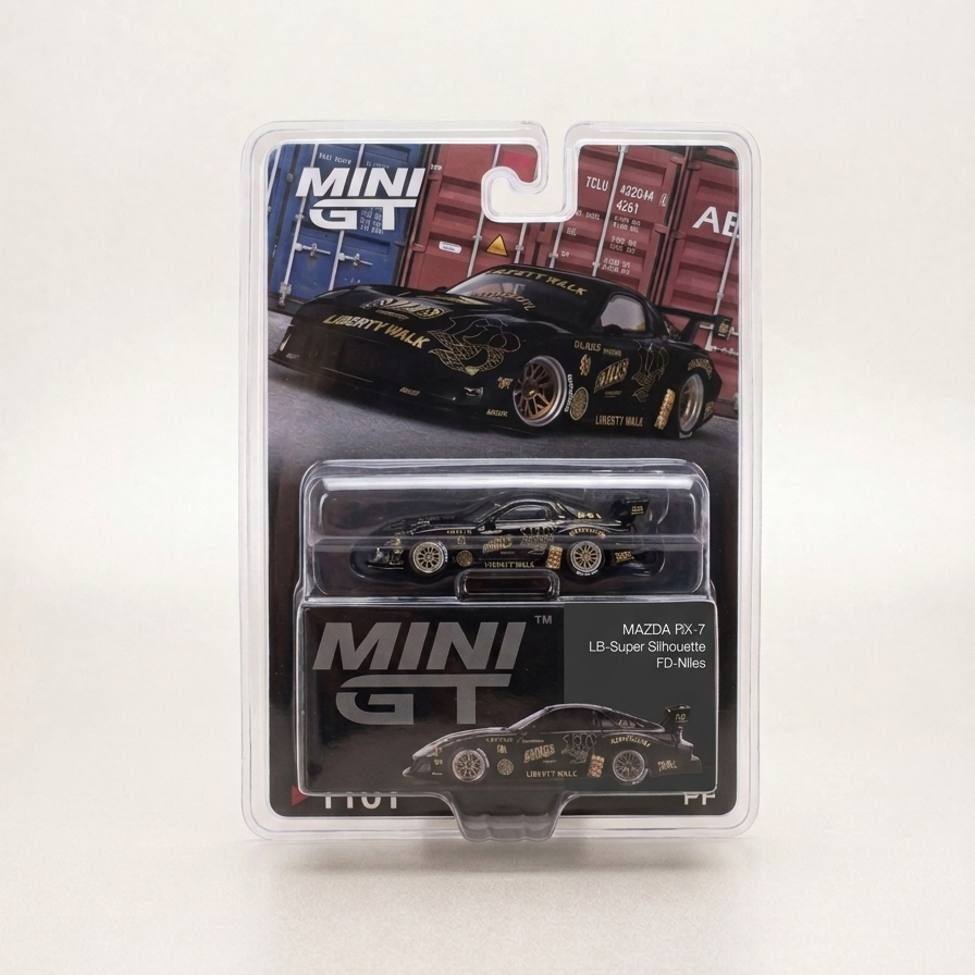 Mini GT Mazda RX7 LB-Silhoutte Fd-Niles