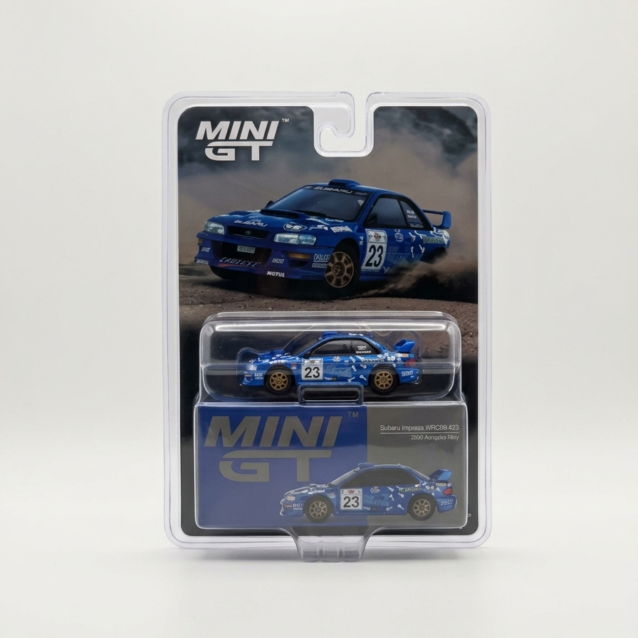 Mini GT Subaru Impreza WRC99 #23 2000 Acropolis Rally