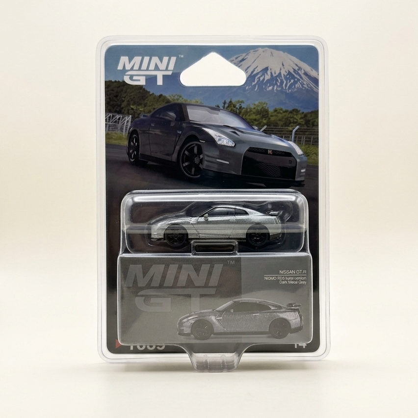 Mini GT Nissan GT-R Nismo R35 CRS Version Dark Metal Gray