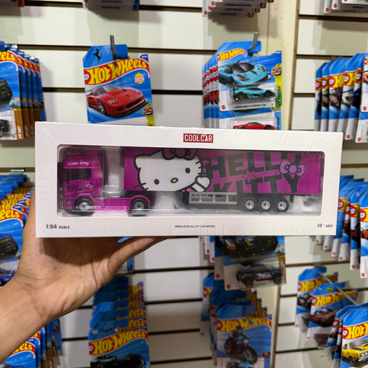Cool.Car 1:64 Camión Scania Con Diseño de Hello Kitty