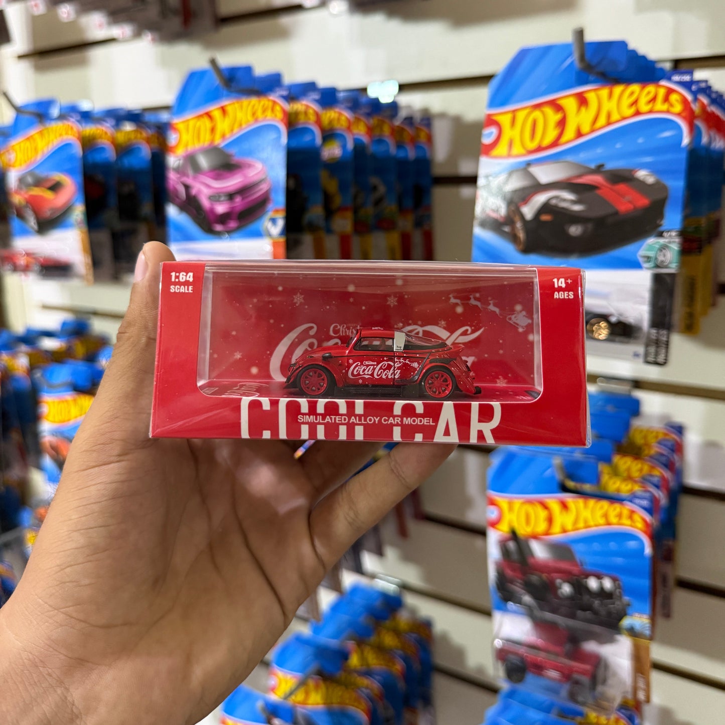 Cool.Car 1:64 Beetle Christmas Coca Cola