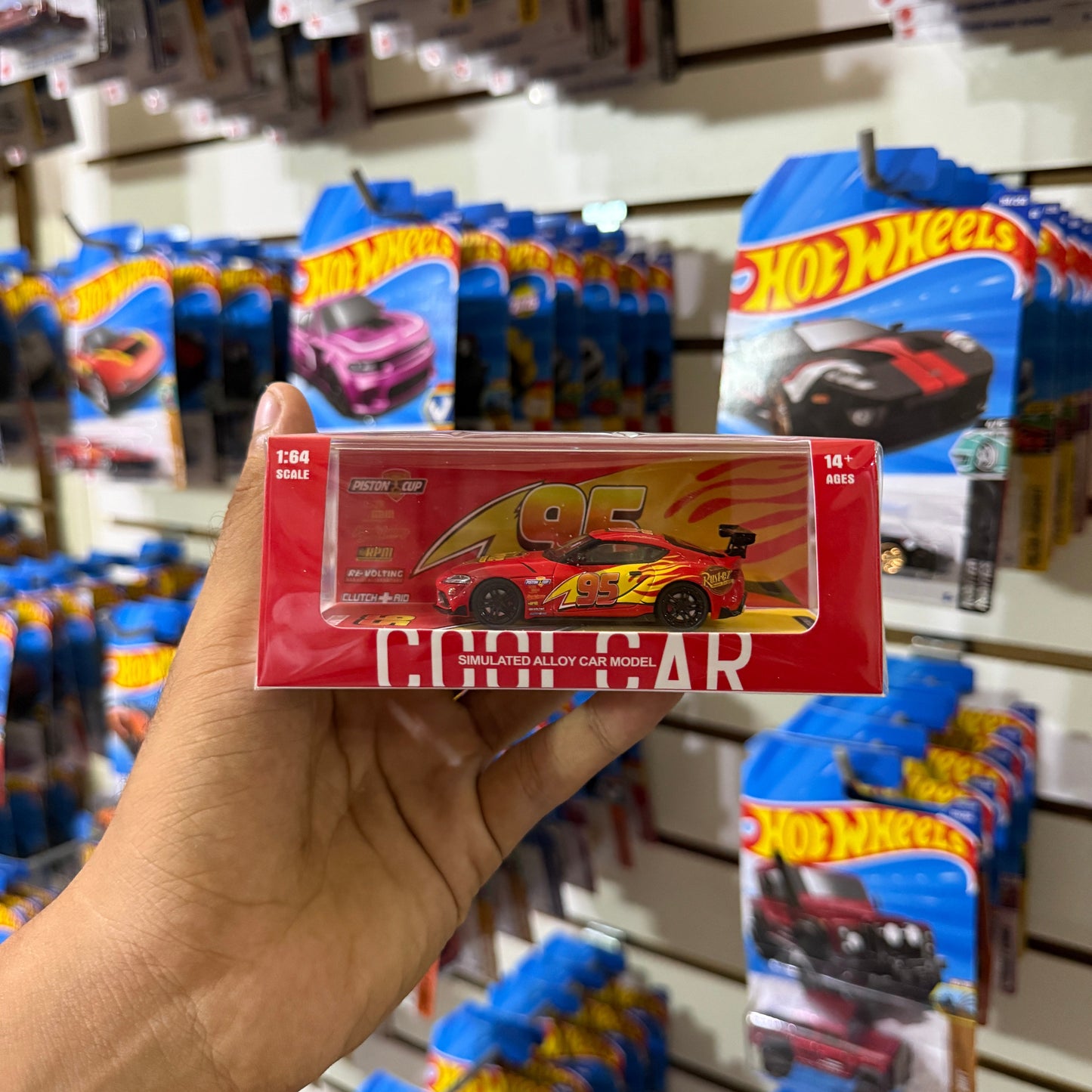 Cool.Car 1:64 Supra A90 Lightning McQueen Paint Job