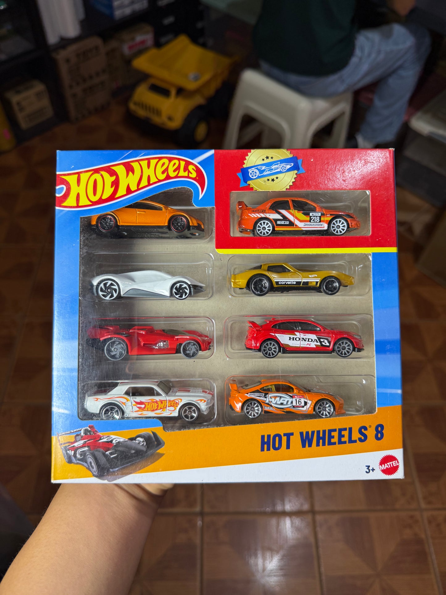 Hw Básico Multi-Pack de 8 autos-Mitsubishi Lancer Evolution IV