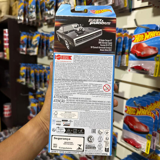 Hot wheels Rápidos y Furiosos Pack de 5 unidades 2025