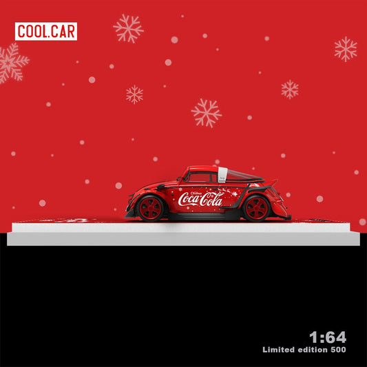 Cool.Car 1:64 Beetle Christmas Coca Cola