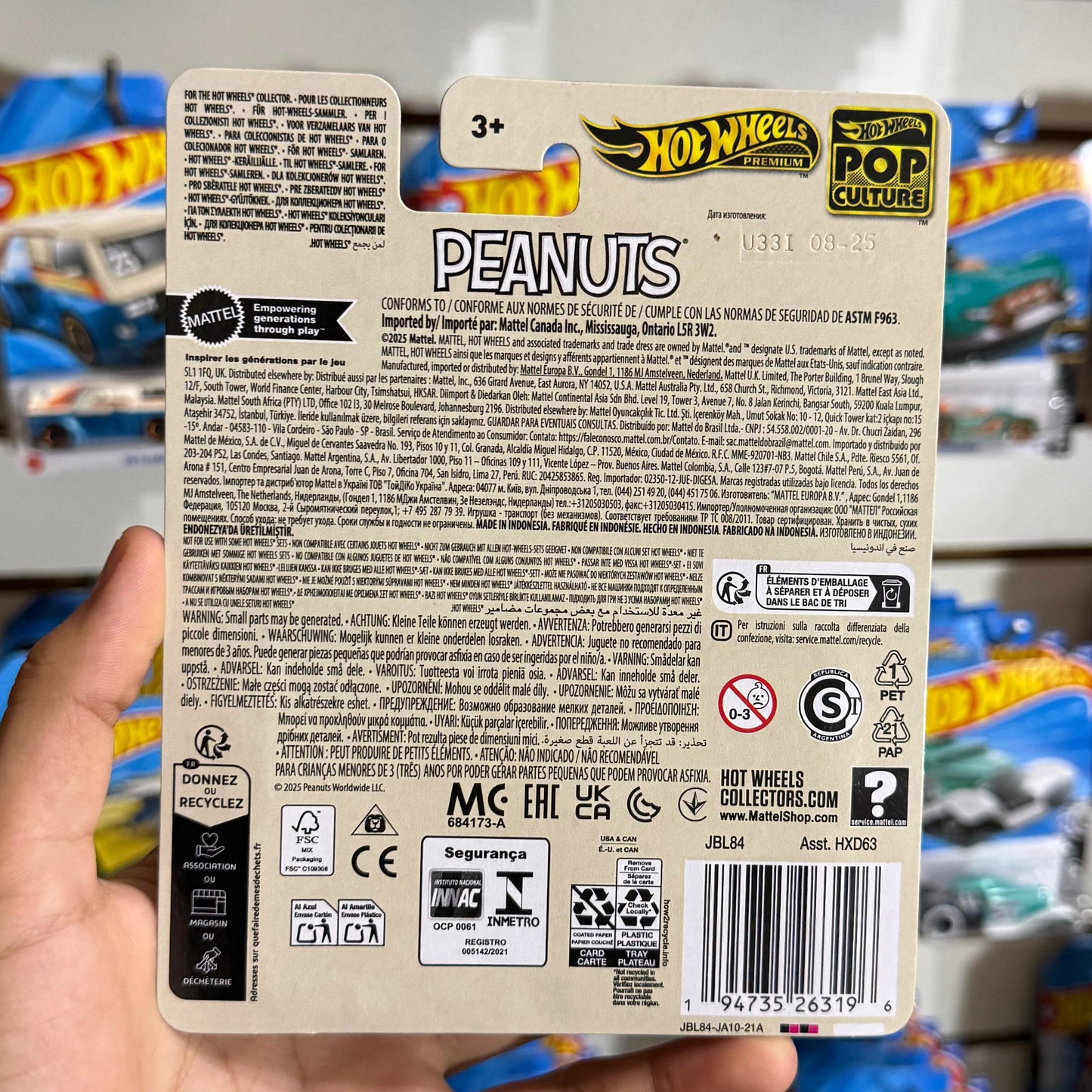 Hot Wheels Premium Snoopy Peanuts