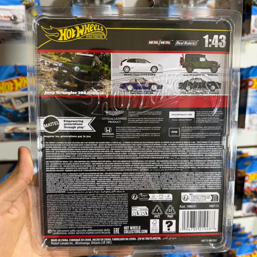 Hot Wheels Premium Jeep Wrangler 392 Rubicon