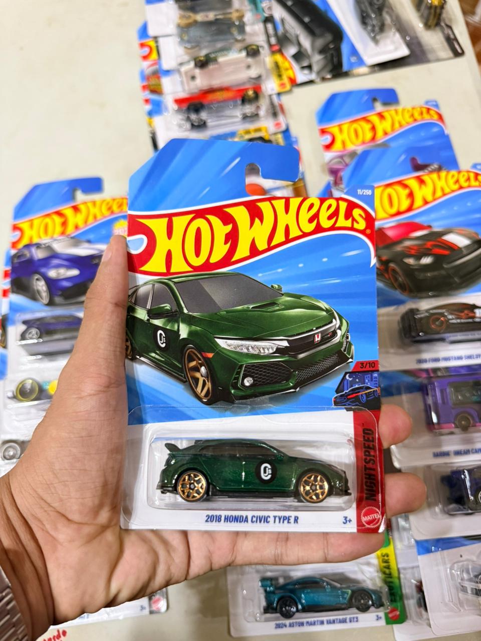 Hw Básico 2018 Honda Civic Type R Verde