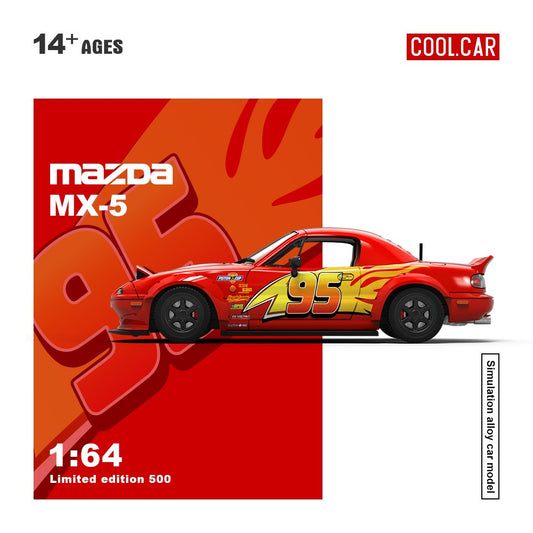 Cool Car 1:64 Mazda Mx-5 Version rayo Mcqueen