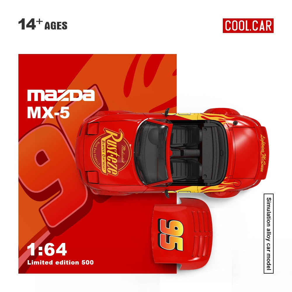 Cool Car 1:64 Mazda Mx-5 Version rayo Mcqueen