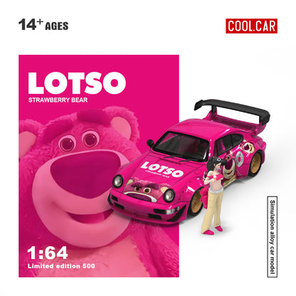 Star Race 1:64 Porsche 964 Versión Lotso - Incluye Figura