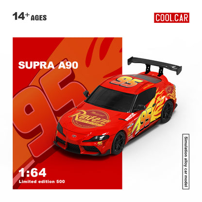 Cool.Car 1:64 Supra A90 Lightning McQueen Paint Job