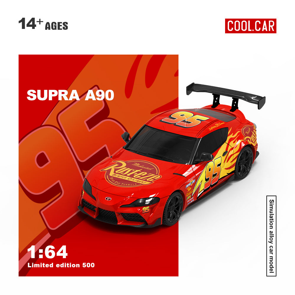 Cool Car 1:64 Toyota Supra A90 Version Rayo mcqueen