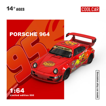 Cool.Car 1:64 Porsche 964 Lightning McQueen Paint Job