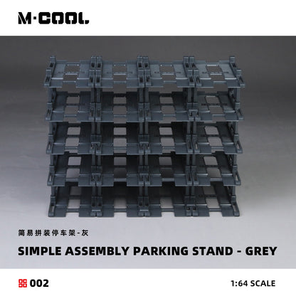 M. Cool 1:64 Simple Assembly Parking Stand- Grey