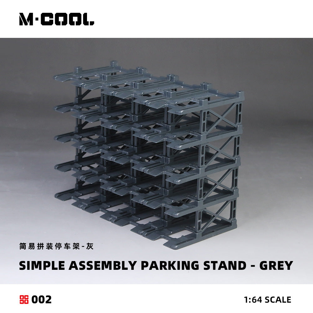 M. Cool 1:64 Simple Assembly Parking Stand- Grey