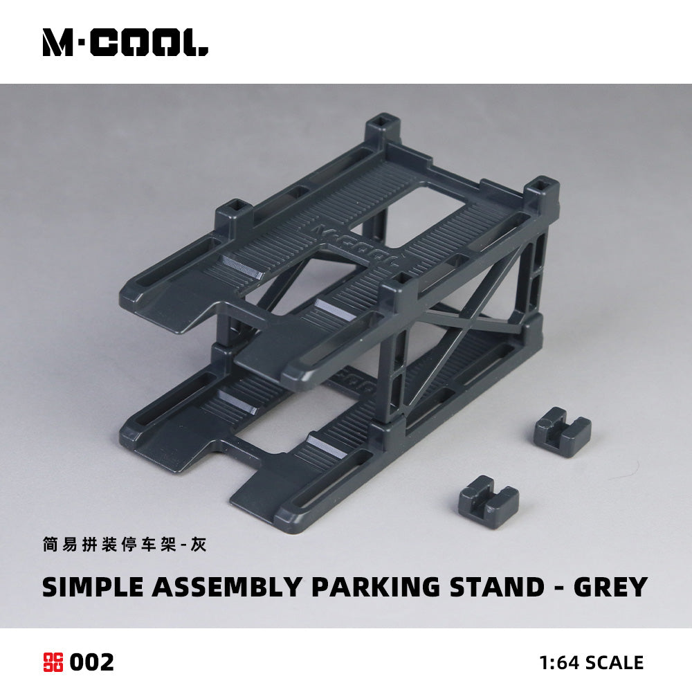 M. Cool 1:64 Simple Assembly Parking Stand- Grey