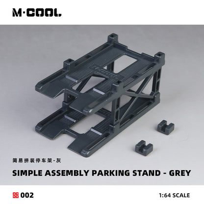 M. Cool 1:64 Simple Assembly Parking Stand- Grey