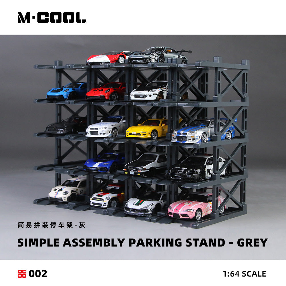 M. Cool 1:64 Simple Assembly Parking Stand- Grey