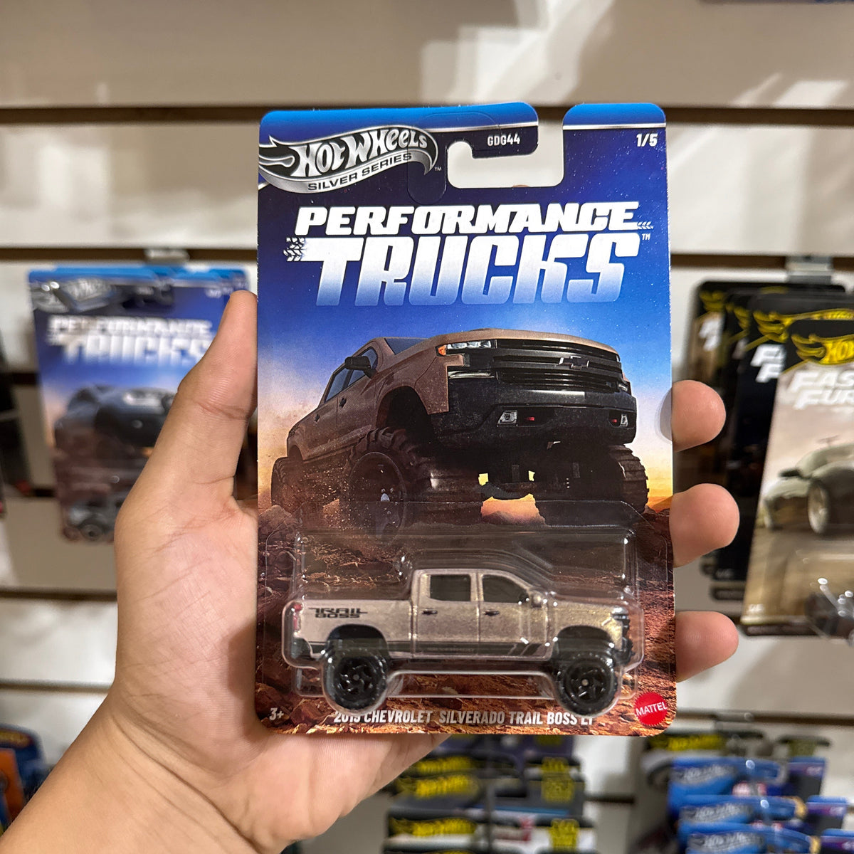 Hw Silver Series 2019 Chevrolet Silverado Trail Boss LT
