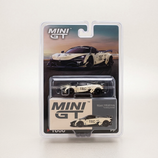 Mini GT Mclaren 720S LB Works Crema