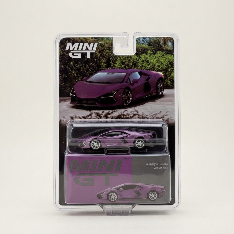 Mini GT Lamborguini Revuelto Viola Skin