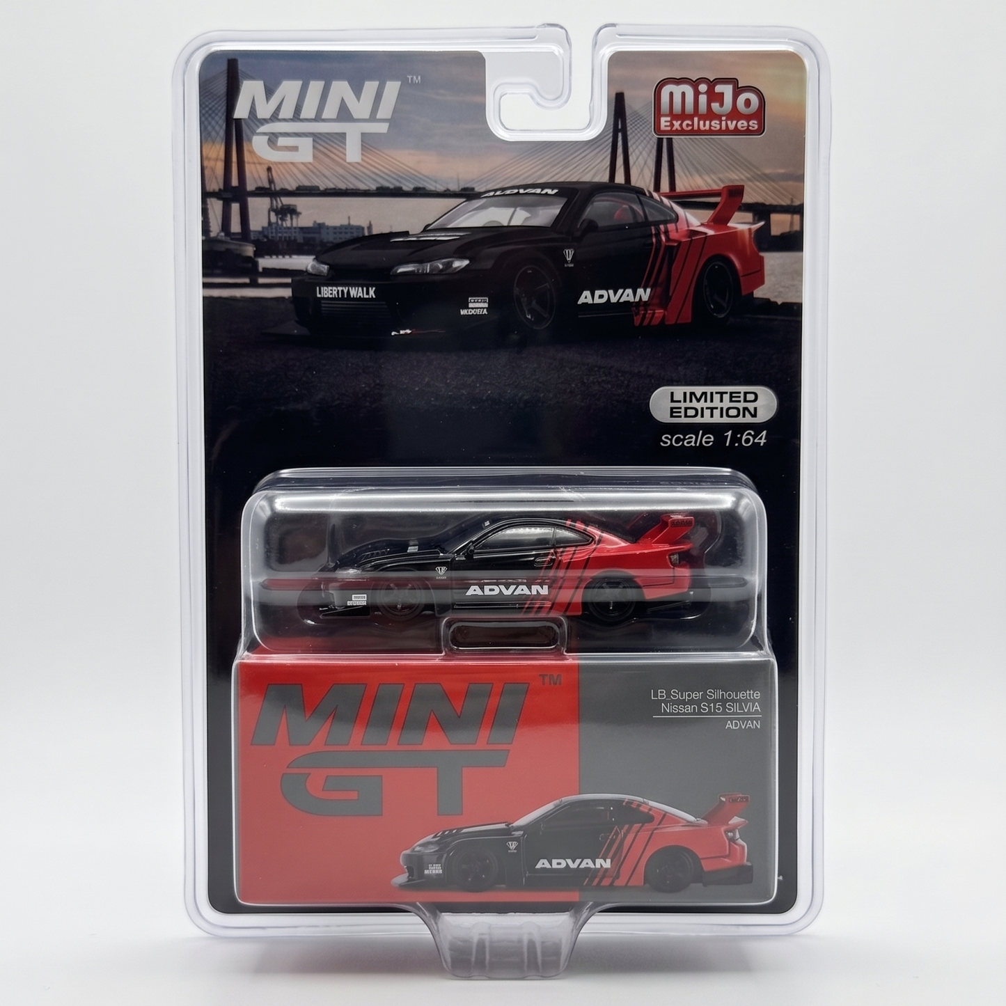 Mini GT LB-Super Silhoutte Nissan S15 Silvia Advan