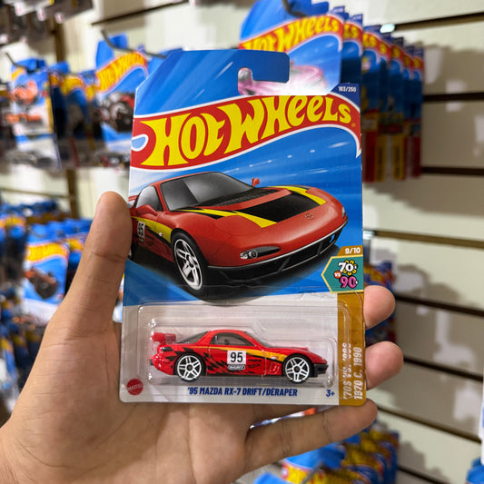 Hot wheels básico 95´ Mazda Rx-7 Drift