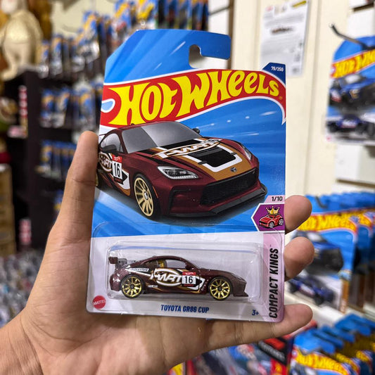 Hot wheels básico Toyota Gr86 Cup color marrón