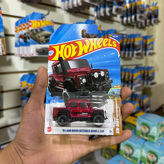 Hot wheels básico 15´ Land Rover Defender Double Cab