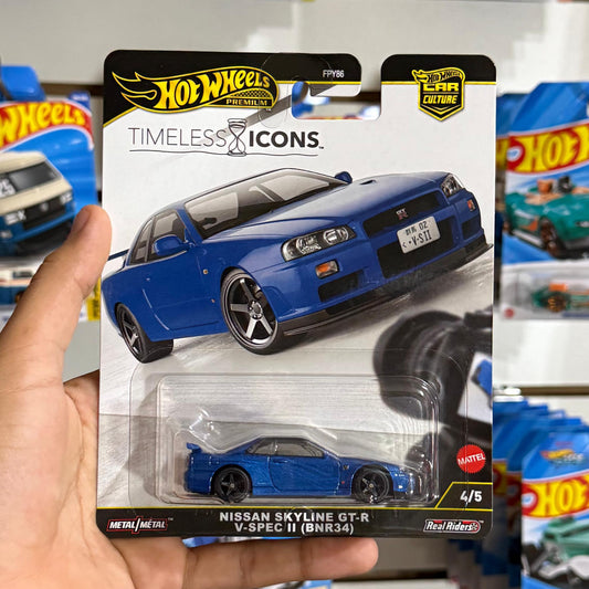 Hot Wheels Premium Nissan Skyline GT-R V Spec II (BNR34)