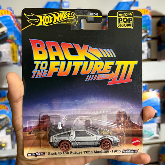 Hot Wheels Premium Back To The Future III sin llanta de goma