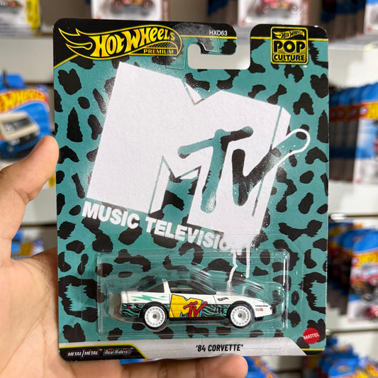 Hot Wheels Premium  MTV 84 Corvette