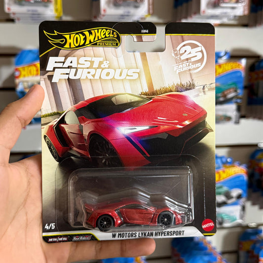 Hot Wheels Premium W Motors Lykan Hypersport Fast & Furious