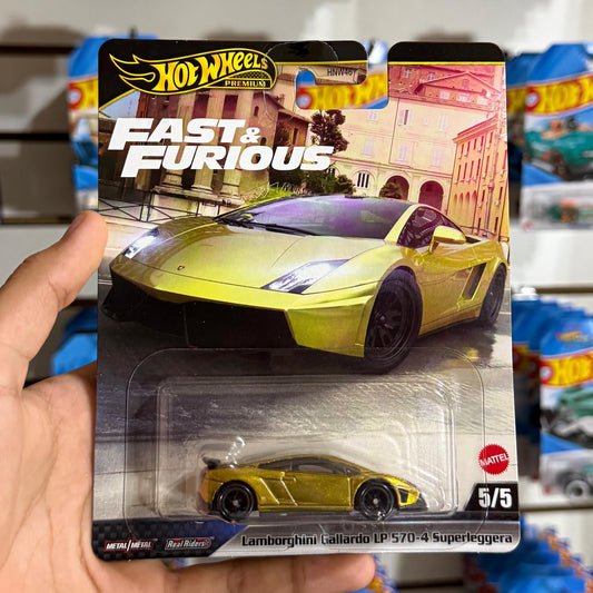 Hot Wheels Premium Lamborghini Gallardo LP 570-4 Superleggera Fast & Furious