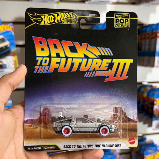 Hot Wheels Premium Back To The Future III Con llanta de goma