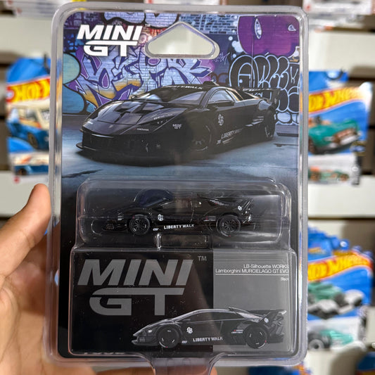 Mini GT 1:64 LB-Silhouette Works Lamborghini Murcielago GT Evo-Black