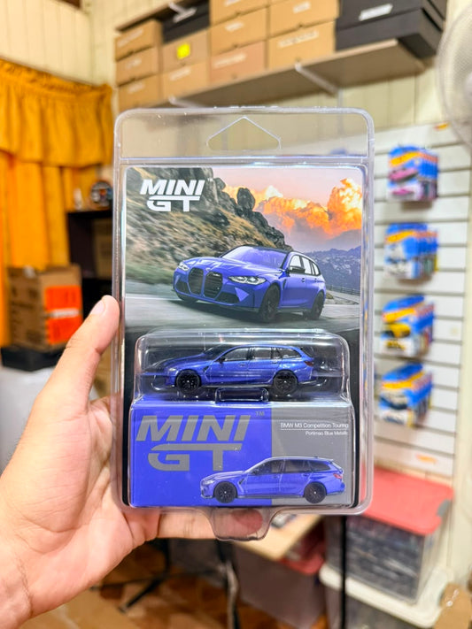 Mini GT BMW M3 Competition Touring Portimao Blue Metallic