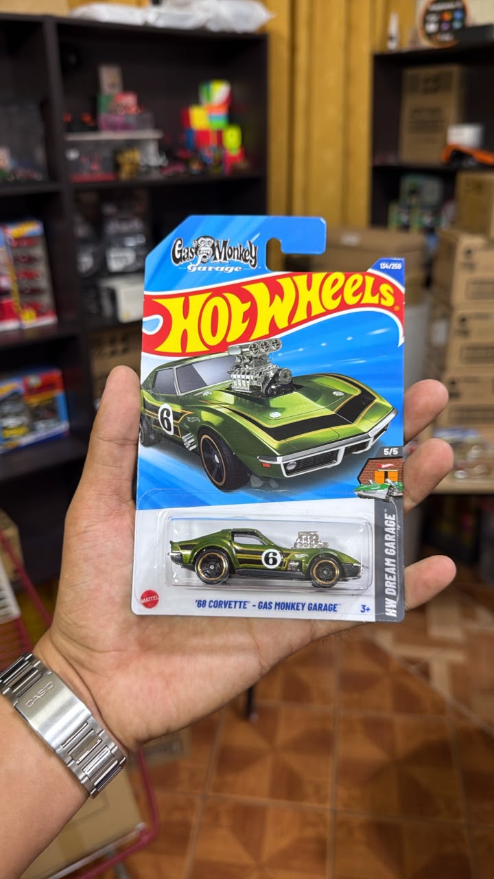 Hw Básico '68 Corvette - Gas Monkey Garage