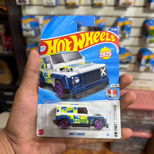 Hw Básico Drift Ender Blanco y Azul