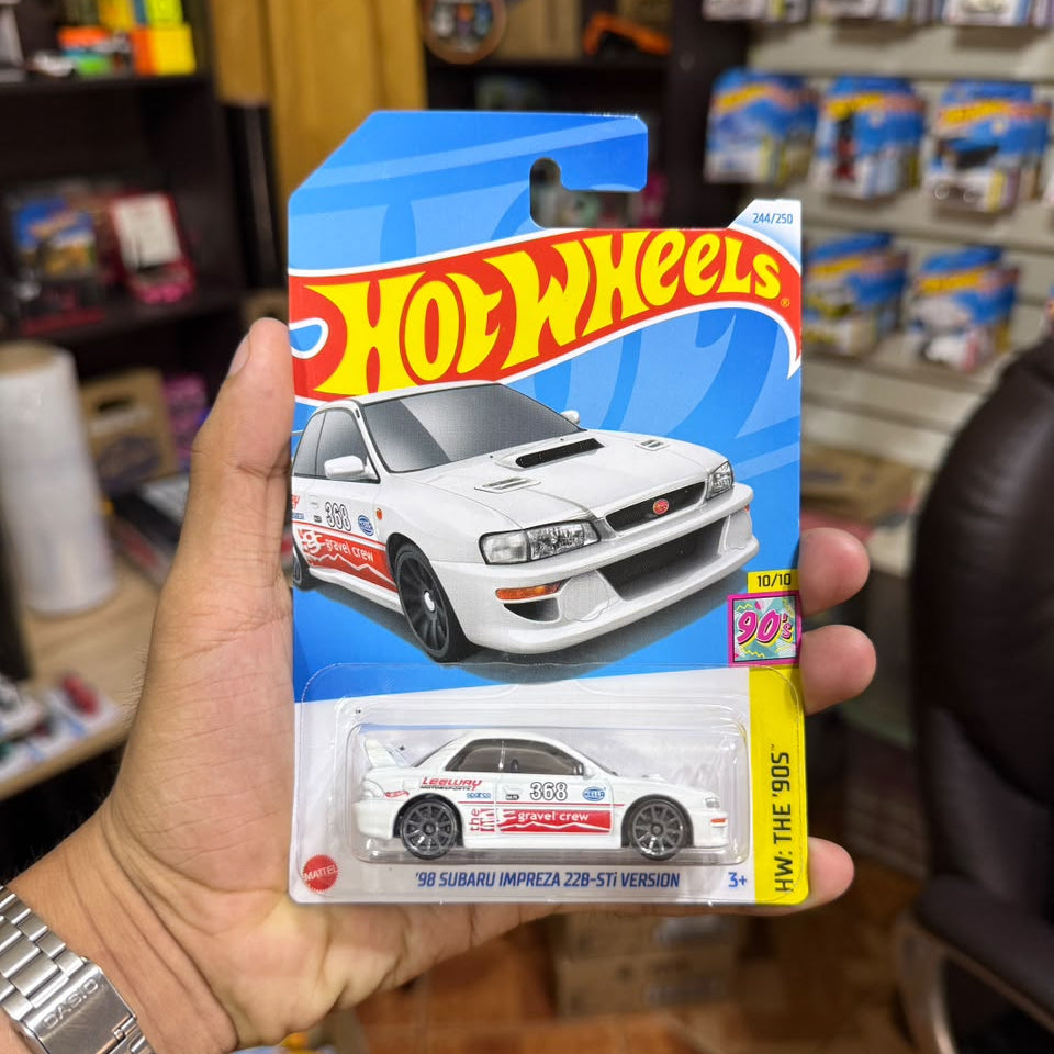 Hw Básico 98 Subaru Impreza 22B-STi Version blanco