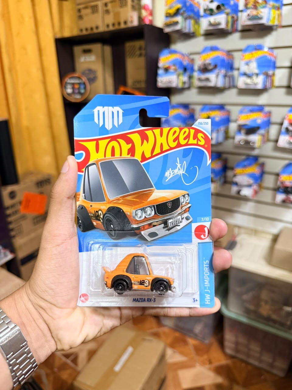 Hw Básico Mazda RX-3 Naranja