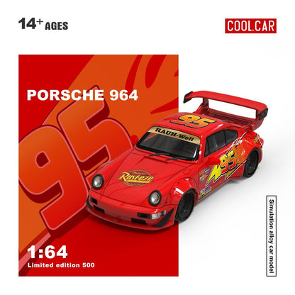 Cool Car 1:64 Porsche 964 Versión Rayo mcqueen