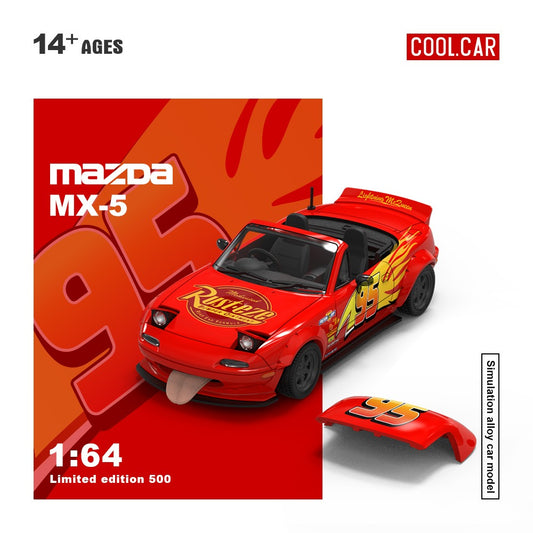 Cool Car 1:64 Mazda Mx-5 Version rayo Mcqueen