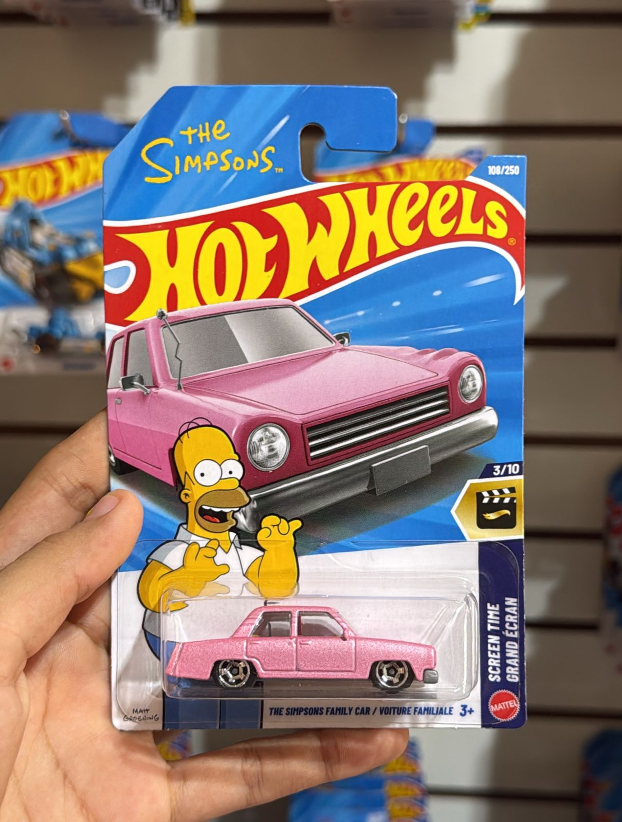 Hw Básico The Simpsons Family Car