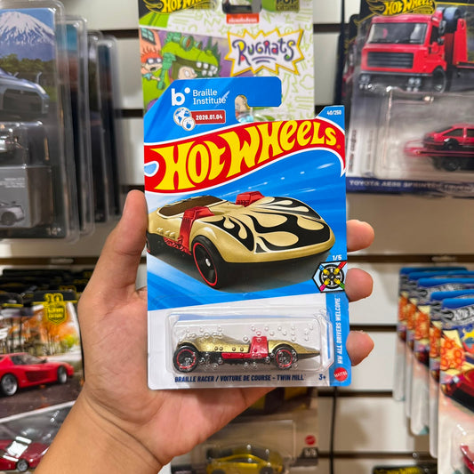 Hw Básico Braille Racer/ Voiture De Course-Twin Mill
