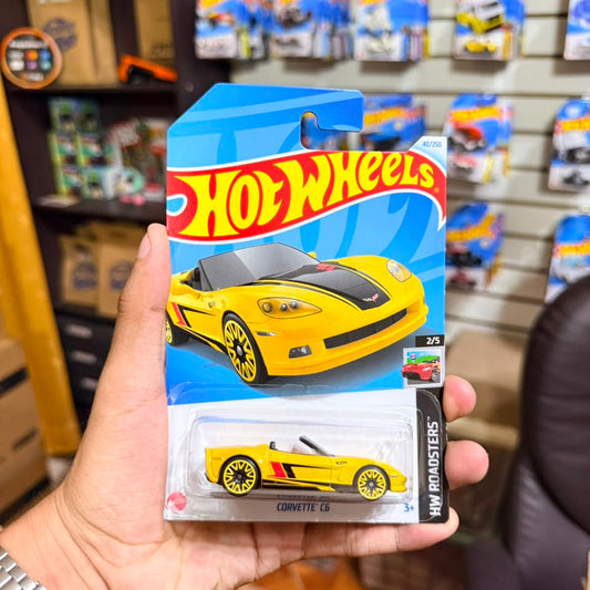 Hw Básico Corvette C6 Amarillo