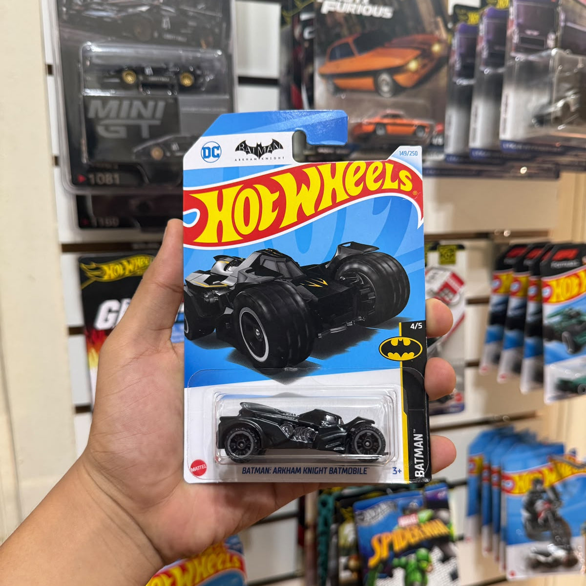 Hw Básico Batman : Arkham Asylum Batmobile Negro